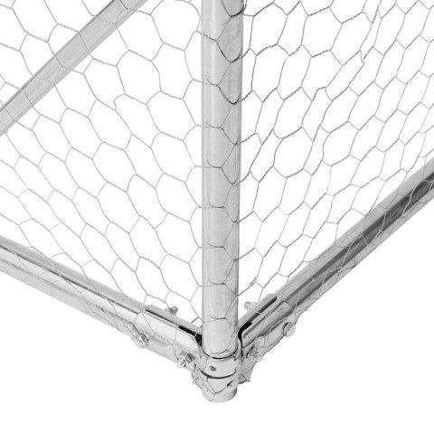 Zewnętrzna buda dla psa z drzwiami 2x2x1 m Stal ocynkowana Lumarko!