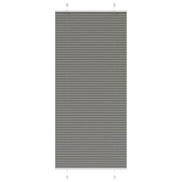 Roleta plisowana antracytowa 85x200 cm Szerokość tkaniny 84,4cm Lumarko!