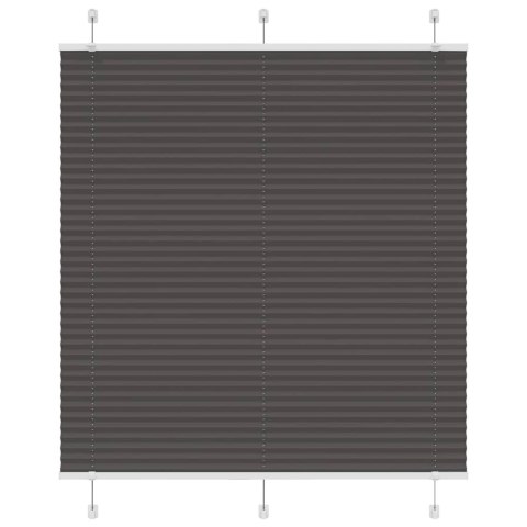 Roleta plisowana czarna 115x150 cm Szerokość tkaniny 114,4 cm Lumarko!