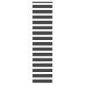 Roleta zebra, czarna, szerokość tkaniny 50,9 cm, poliester Lumarko!