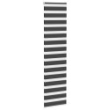 Roleta zebra, czarna, szerokość tkaniny 50,9 cm, poliester Lumarko!