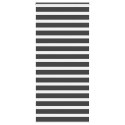 Roleta zebra, czarna, szerokość tkaniny 90,9 cm, poliester Lumarko!
