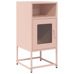 Szafka nocna Różowa 36x39x78 cm Stal walcowana na zimno Lumarko!