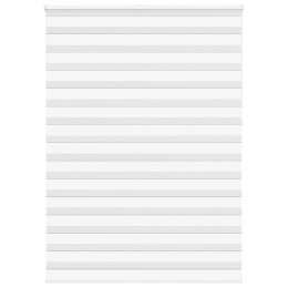 Roleta zebra, biała, szerokość tkaniny 150,9 cm, poliester Lumarko!