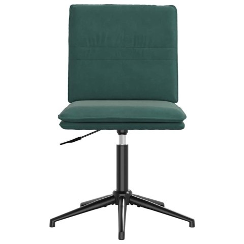 Krzesło stołowe, ciemnozielone, obite aksamitem Lumarko!