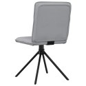 Krzesła stołowe, 6 szt., jasnoszare, tapicerowane tkaniną Lumarko!