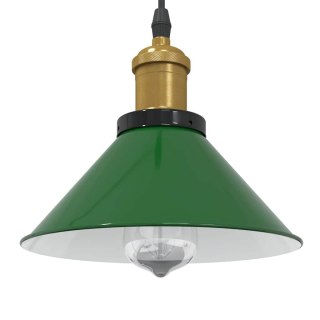 Lampa wisząca z regulacją wysokości E27 połysk zielony Lumarko!