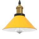 Lampa wisząca z regulacją wysokości E27 połysk żółty Lumarko!