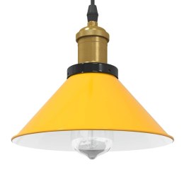 Lampa wisząca z regulacją wysokości E27 połysk żółty Lumarko!