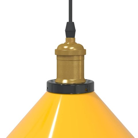 Lampa wisząca z regulacją wysokości E27 połysk żółty Lumarko!