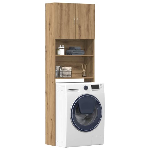 Szafka pod pralkę Artisan Oak 64x24x190 cm Drewno klejone Lumarko!