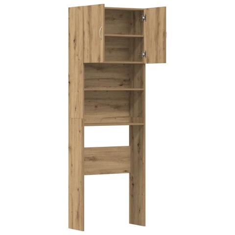 Szafka pod pralkę Artisan Oak 64x24x190 cm Drewno klejone Lumarko!
