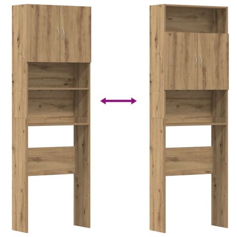 Szafka pod pralkę Artisan Oak 64x24x190 cm Drewno klejone Lumarko!