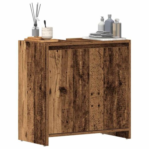 Szafka pod umywalkę, stare drewno, 60x33x60 cm Lumarko!