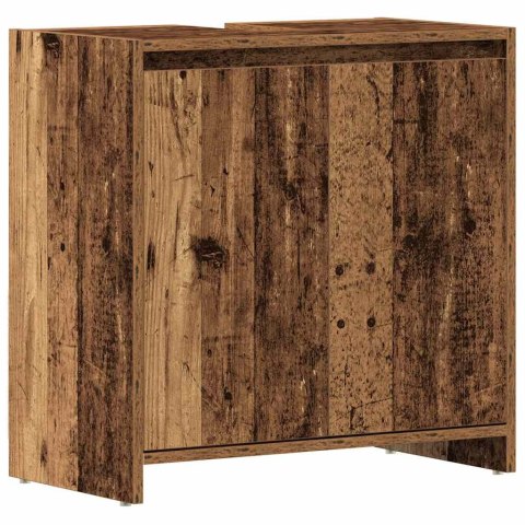 Szafka pod umywalkę, stare drewno, 60x33x60 cm Lumarko!
