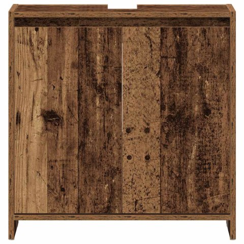 Szafka pod umywalkę, stare drewno, 60x33x60 cm Lumarko!