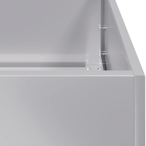 Doniczka 80x80x30 cm Stal ocynkowana Lumarko!