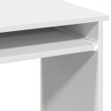 Biurko z półkami, biała, 84x40x78 cm, materiał drewnopochodny Lumarko!