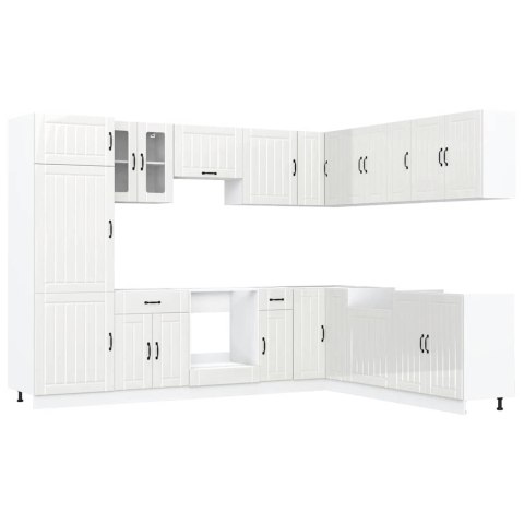 Zestaw szafek kuchennych Lucca, 14-częściowy, białe Lumarko!