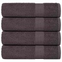 Ręczniki kąpielowe, 4 szt., antracyt, 100x150 cm, bawełna 100% Lumarko!
