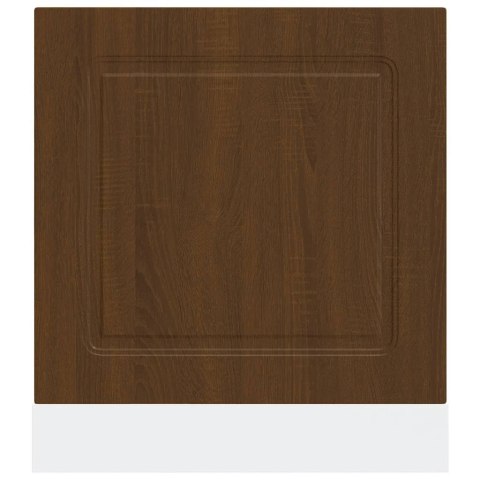 Panel do zmywarki, Kalmar, brązowy dab, 60x1,5x67 cm Lumarko!