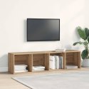 Regał na książki/Szafka pod TV, stare drewno, 36x30x143 cm Lumarko!