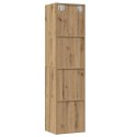 Regał na książki/Szafka pod TV, stare drewno, 36x30x143 cm Lumarko!