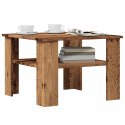 Stolik kawowy stare drewno 60x60x42 cm materiał drewnopochodny Lumarko!