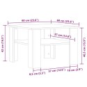 Stolik kawowy stare drewno 60x60x42 cm materiał drewnopochodny Lumarko!