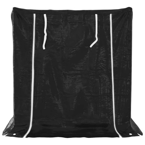 Stojak na drewno opałowe z drutem stalowym, 100,5x100,5x110,5cm Lumarko!