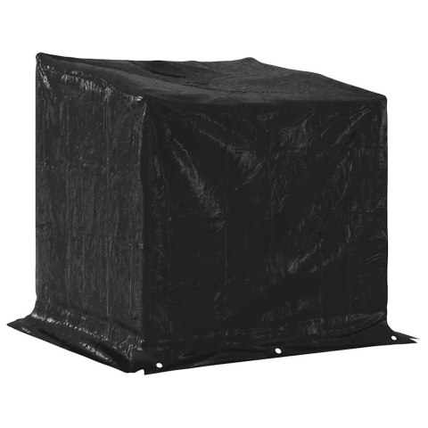 Stojak na drewno opałowe z drutem stalowym, 100,5x100,5x110,5cm Lumarko!