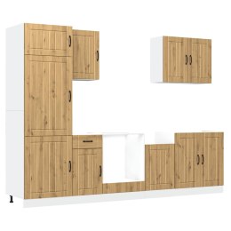 Zestaw szafek kuchennych, Kalmar, 7-częściowy, dąb artisan Lumarko!