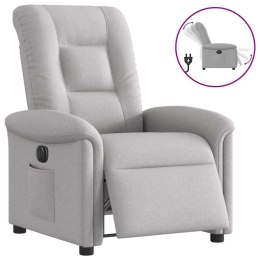Elektryczny fotel rozkładany Cloud Grey Fabric Lumarko!