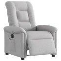 Elektryczny fotel rozkładany Cloud Grey Fabric Lumarko!