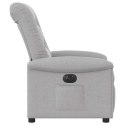 Elektryczny fotel rozkładany Cloud Grey Fabric Lumarko!