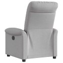 Elektryczny fotel rozkładany Cloud Grey Fabric Lumarko!