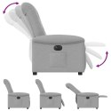 Elektryczny fotel rozkładany Cloud Grey Fabric Lumarko!