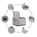 Elektryczny fotel rozkładany Cloud Grey Fabric Lumarko!