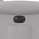 Elektryczny fotel rozkładany Cloud Grey Fabric Lumarko!