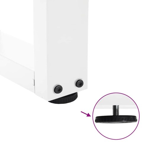 Nogi do stołu jadalnego w kształcie litery V 2 szt. Białe Stal Lumarko!