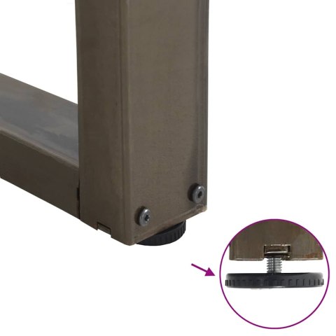 Nogi do stołu jadalnego w kształcie litery V 2 szt. Stal Lumarko!