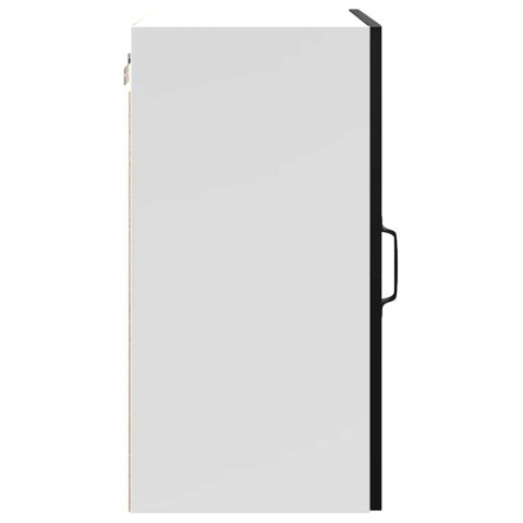 Szafka ścienna kuchenna, Porto, czarna, materiał drewnopochodny Lumarko!