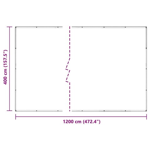 Przezroczysta plandeka z oczkami 4x12 m PVC Lumarko!