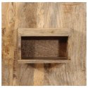 Szafka nocna, 50x27x50 cm, surowe drewno mango Lumarko!
