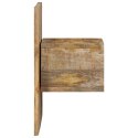 Szafka nocna, 50x27x50 cm, surowe drewno mango Lumarko!