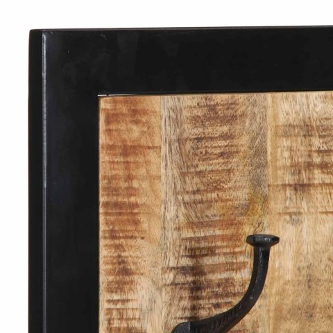 Wieszak na ubrania 40x2x80 cm lite drewno surowe mango Lumarko!