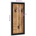 Wieszak na ubrania 40x2x80 cm lite drewno surowe mango Lumarko!