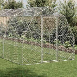 Kurnik dla kur 2,5x12x2,25 m Stal ocynkowana Lumarko!