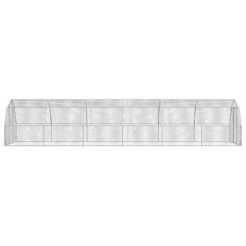 Kurnik dla kur 2,5x12x2,25 m Stal ocynkowana Lumarko!