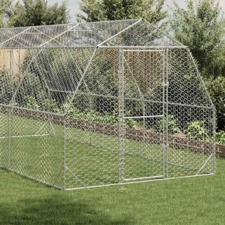 Kurnik dla kur, 2,5x6x2,25 m, stal Lumarko!